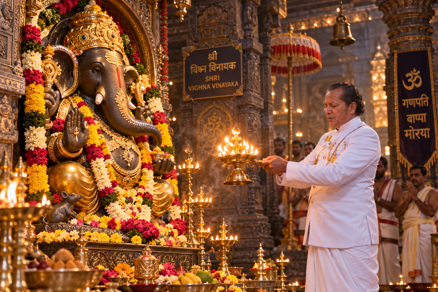 🕉️ พิธีคเณศจตุรถี ฉบับมาตรฐานละเอียด สำหรับพราหมณ์ประกอบพิธี